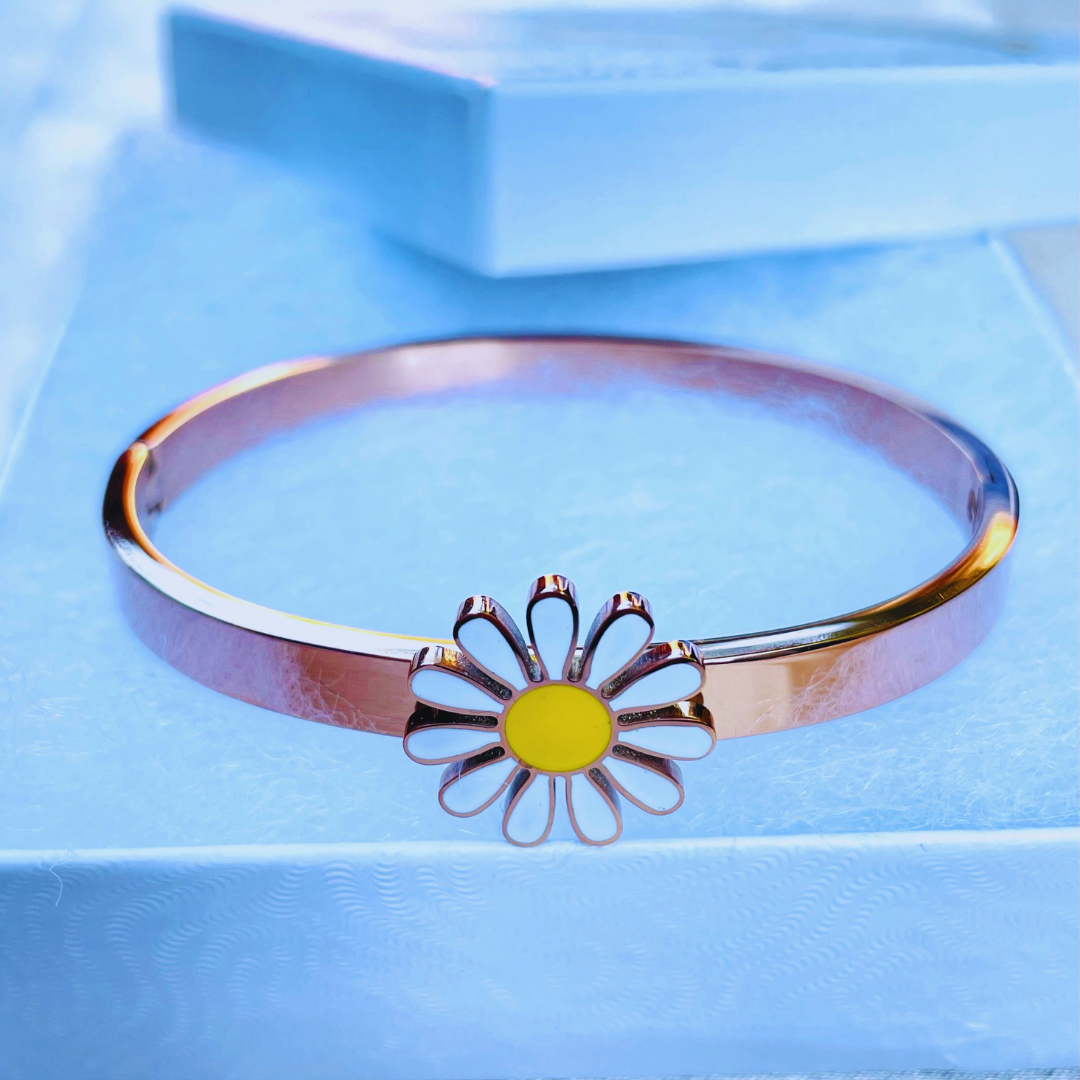 Sunflower bracelet,bangles,charms,wedding,#026sb-26