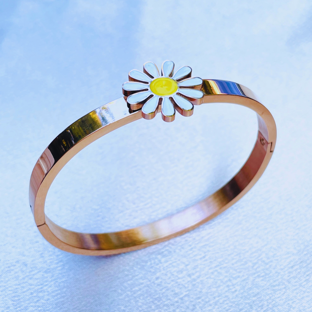 Sunflower bracelet,bangles,charms,wedding,#026sb-26