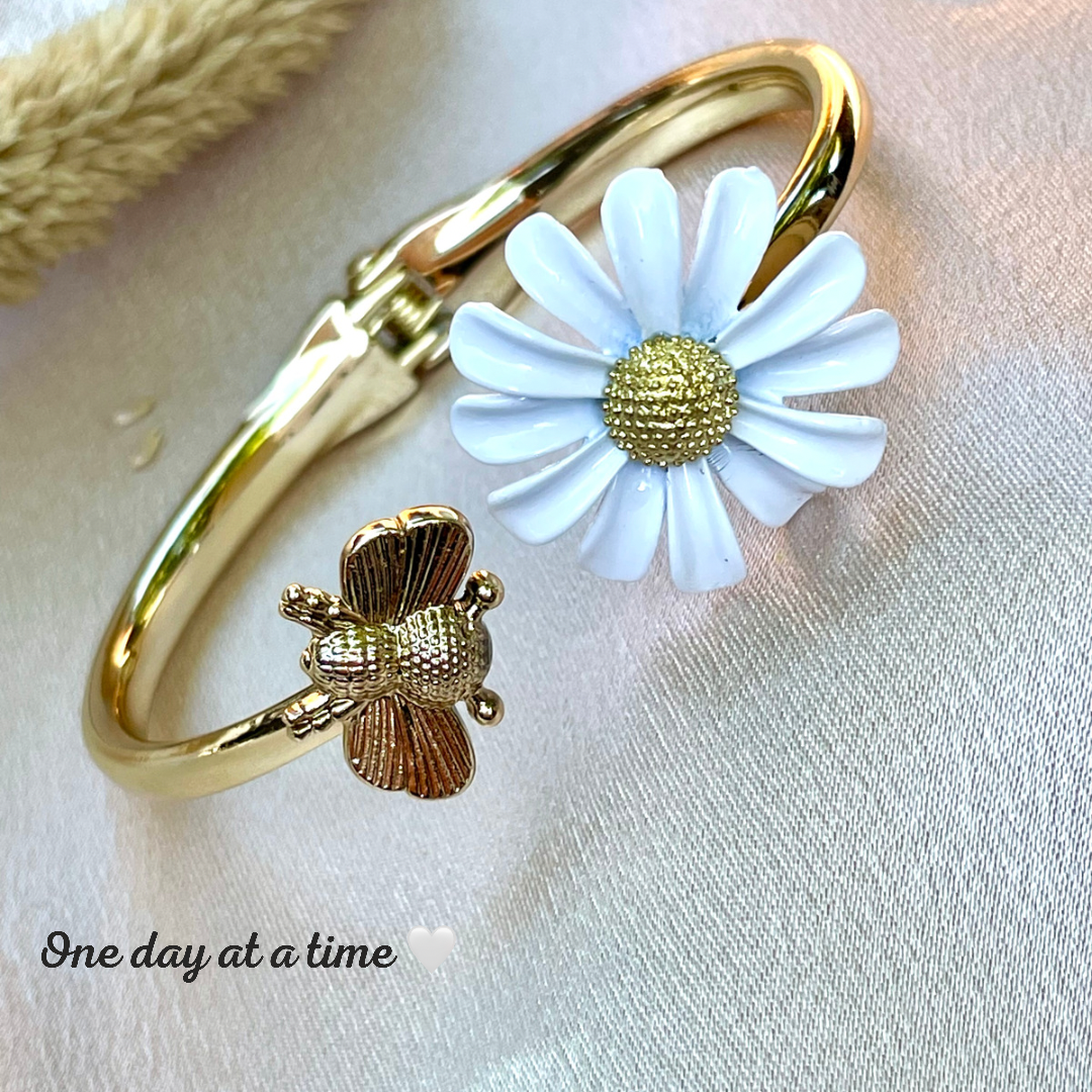 Daisy flower bracelet,party,wedding jewelry,gift,#08DB-8