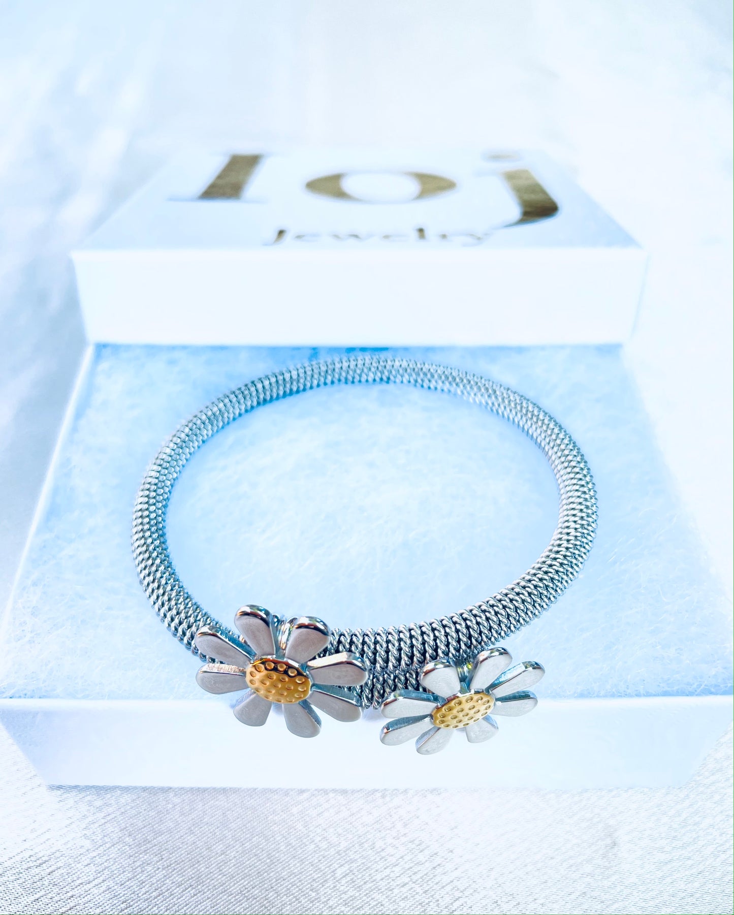 Daisy flower bracelet,elastic bracelets,bangles,gift#09DSB-9