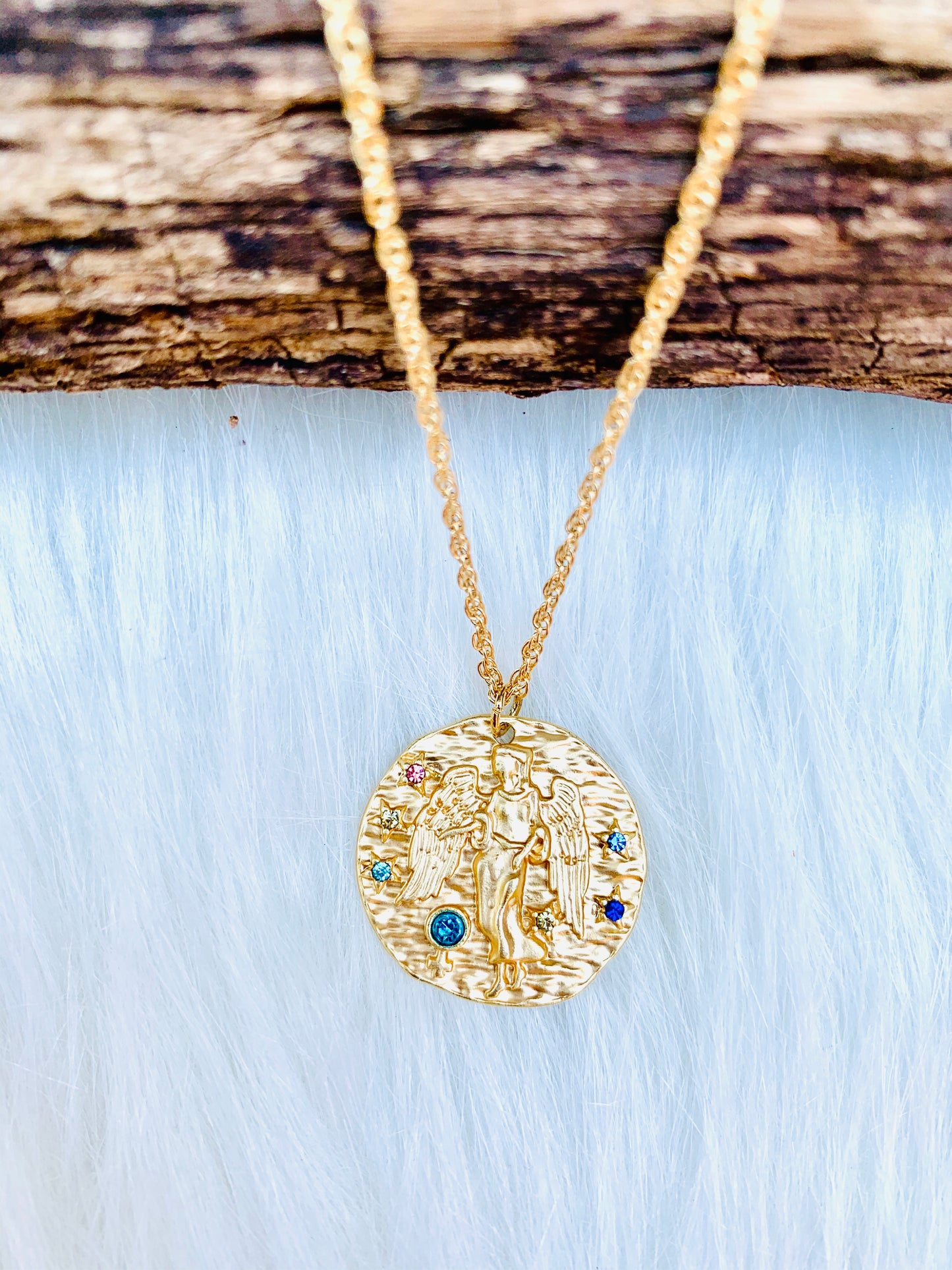 Gold zodiac necklace/zodiac pendant jewelry/#ZCN11